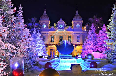 decorations in place du casino - Christmas in Monaco & Monte.